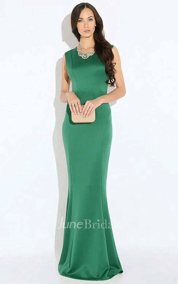 Elegant Mermaid Sleeveless Formal Dress