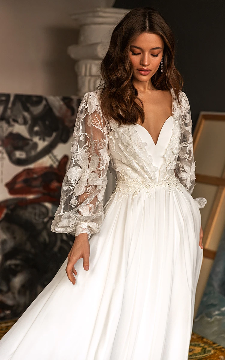 34 Puff Sleeve Wedding Dresses for Stylish Brides 