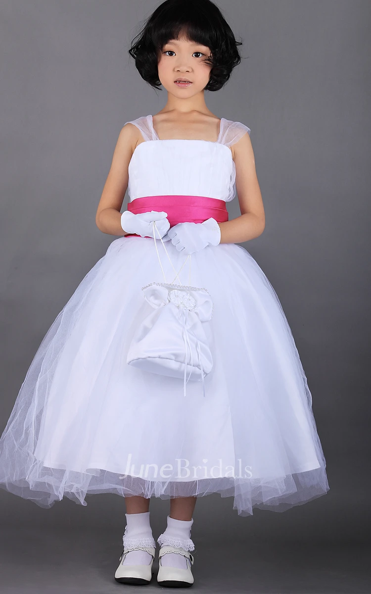 Princess Ballerina A-Line Princess Ball Gown With Soft Tulle And Straps