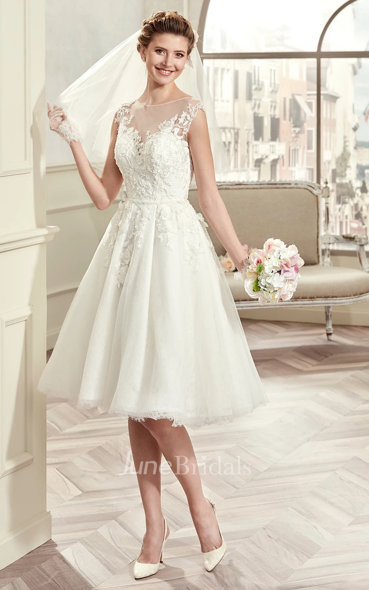 Cap Sleeves Wedding Dress Pattern