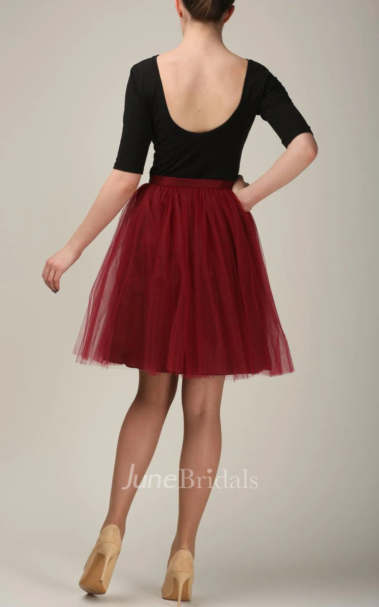 Short Burgundy Tulle Skirt Light Tulle Skirt Handmade Tutu Skirt Adult Tulle Skirt Adult Tutu Skirt Tulle Petticoat Dress