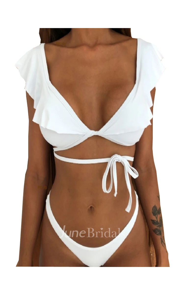 Push Up High-Cut Bikini Set