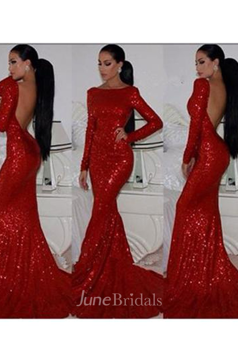 sexy red prom dress